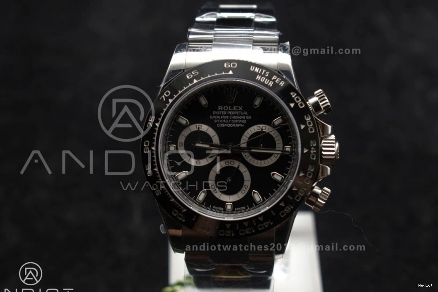 ZF and 116500 Black Daytona Edition SH4130 Bracelet Dial SS Best Case 1:1 904L 0118